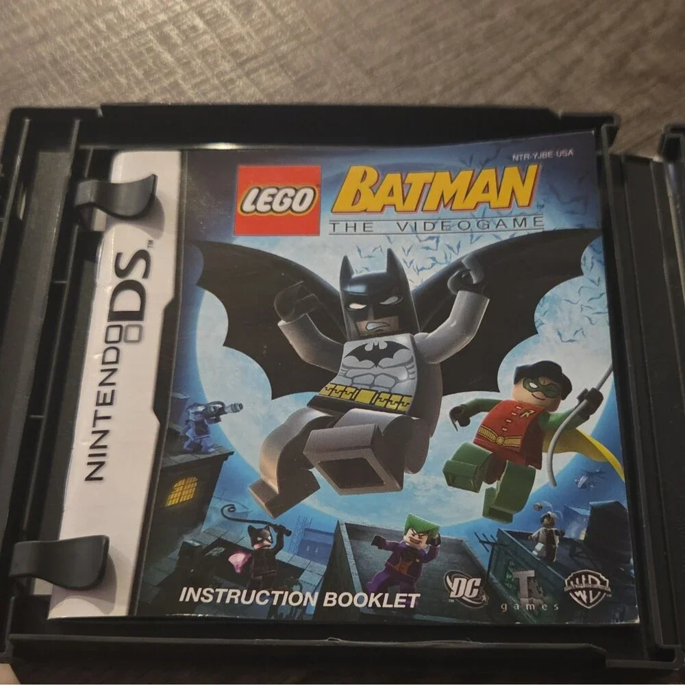 Nintendo DS 4-Game Lot: LEGO Batman (CIB), Lego Star Wars II, Tak, Guitar Hero!